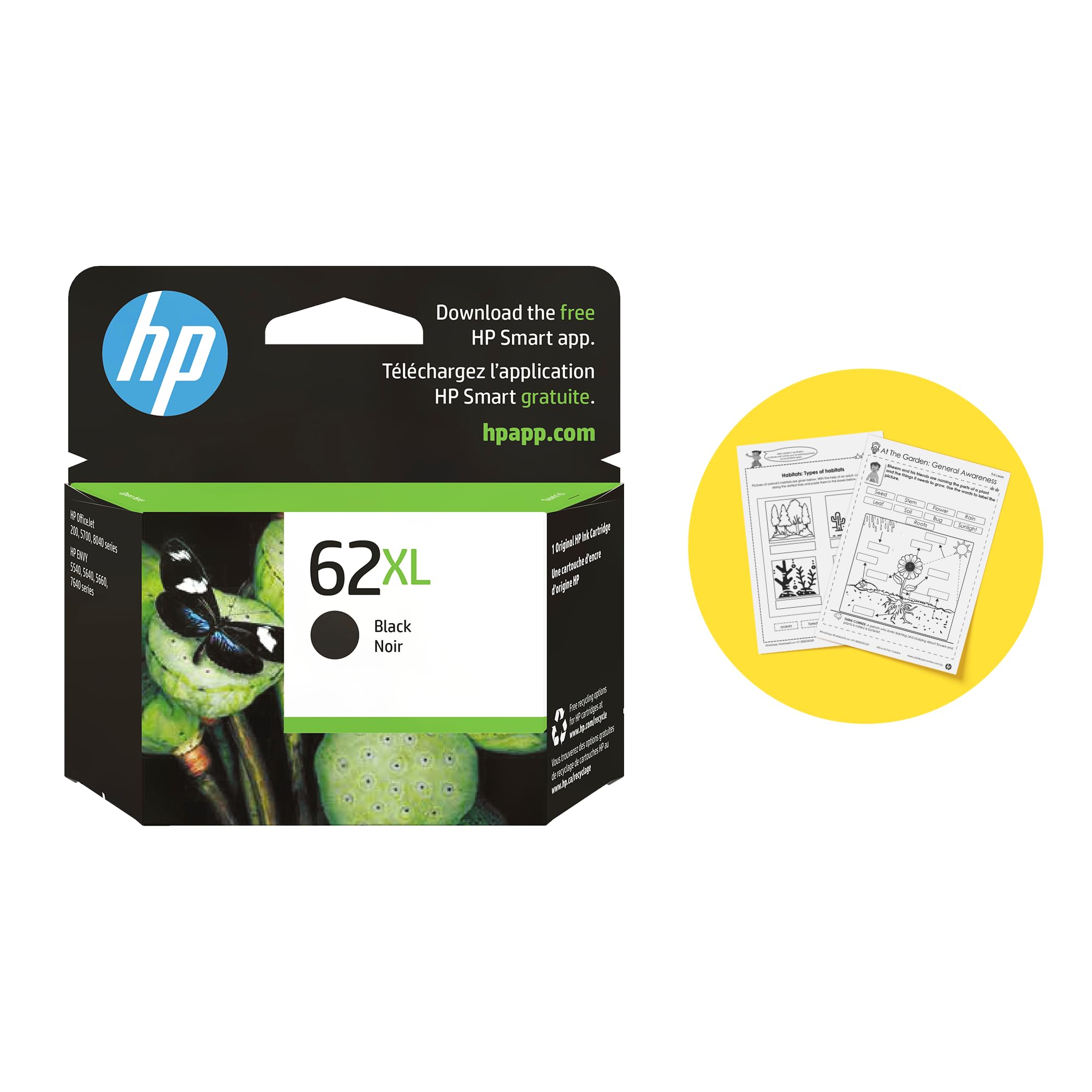 HP 62XL High Yield Black Original Ink Cartridge (B00NEFZUWG) Amazon Price History, Amazon Price Tracker