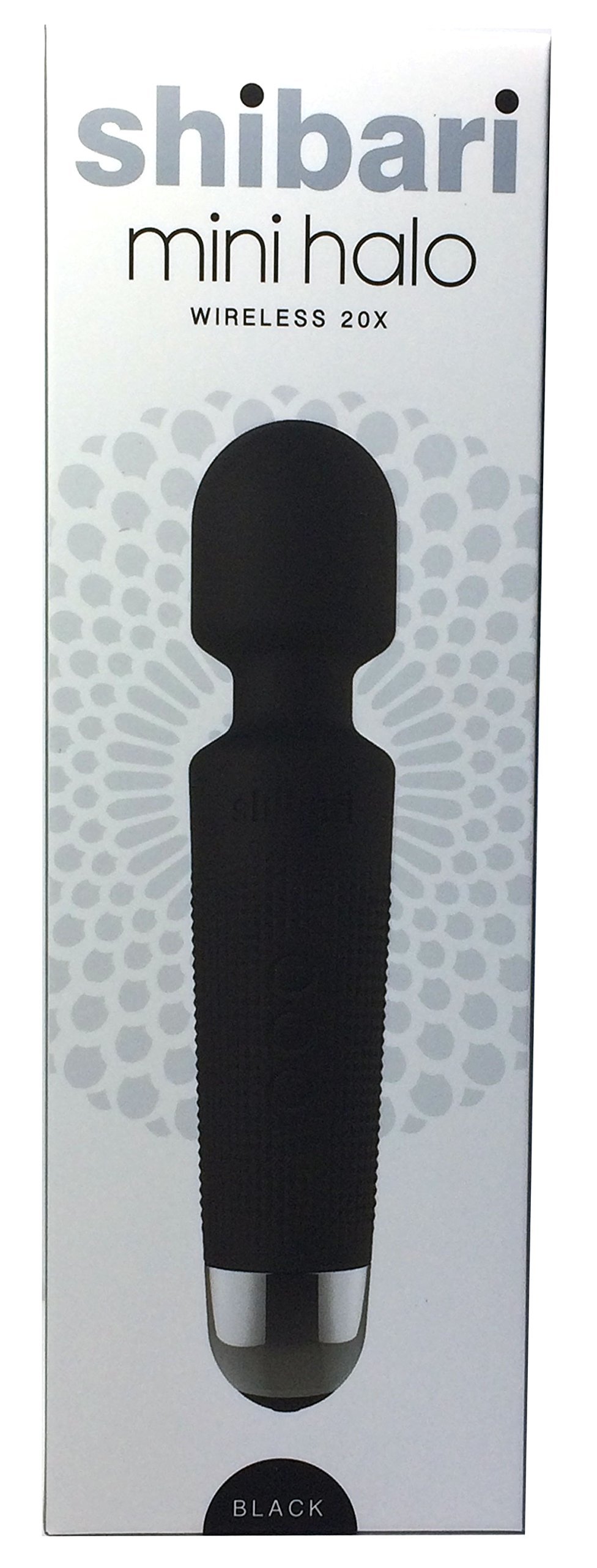 Shibari Mini Halo Vibrator, Wand Massager, Cordless, Quiet, High Power & Waterproof, Vibration Clitoris Stimulation, Adult Sex Toys, Personal Vibe for Women (): Black