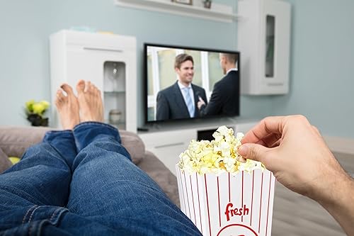 Miniatura 8 de Cestas de regalo de noche de cine de lujo, juego de regalo de palomitas de maíz para una noche de cine memorable con cubos de palomitas de maíz,