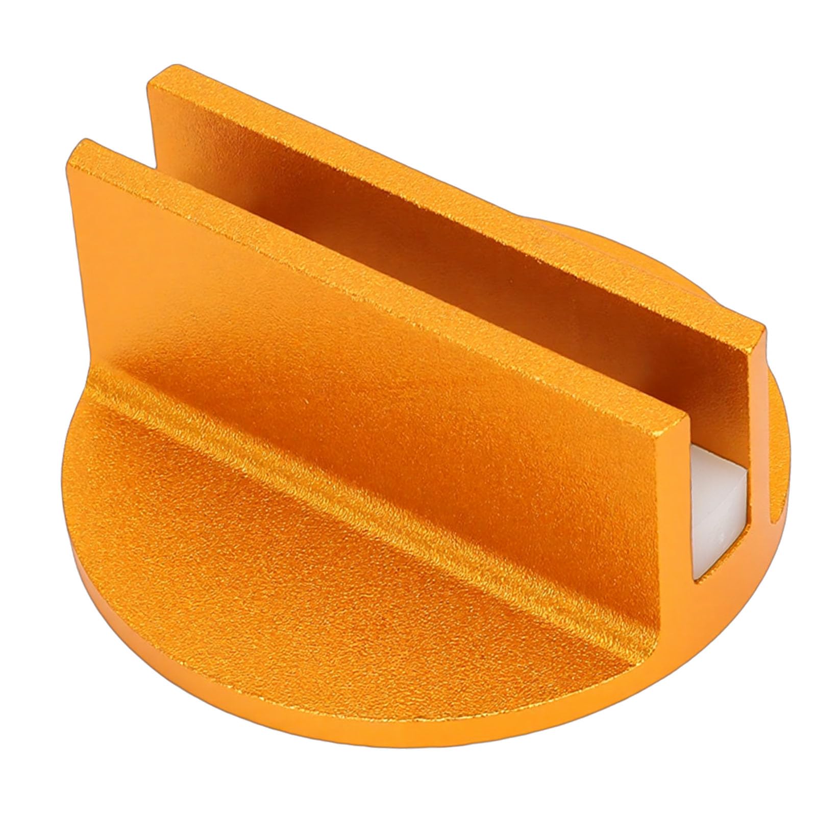 Cryfokt Gerilltes Wagenheber-Pad, 4-teiliger Universal-Aluminium-Rillen-Klemmschweiß-Wagenheber-Adapter, Universal-Adapter mit Gummi-Anti-Rutsch-Funktion für die Meisten Autos, SUVs, LKWs, Pickups