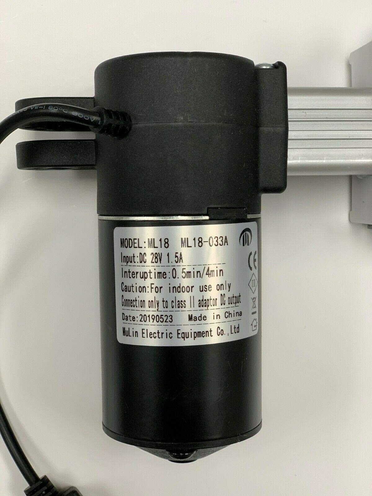 Mulin Power Recliner Motor Replacement with Cord Model ML18033 ML18