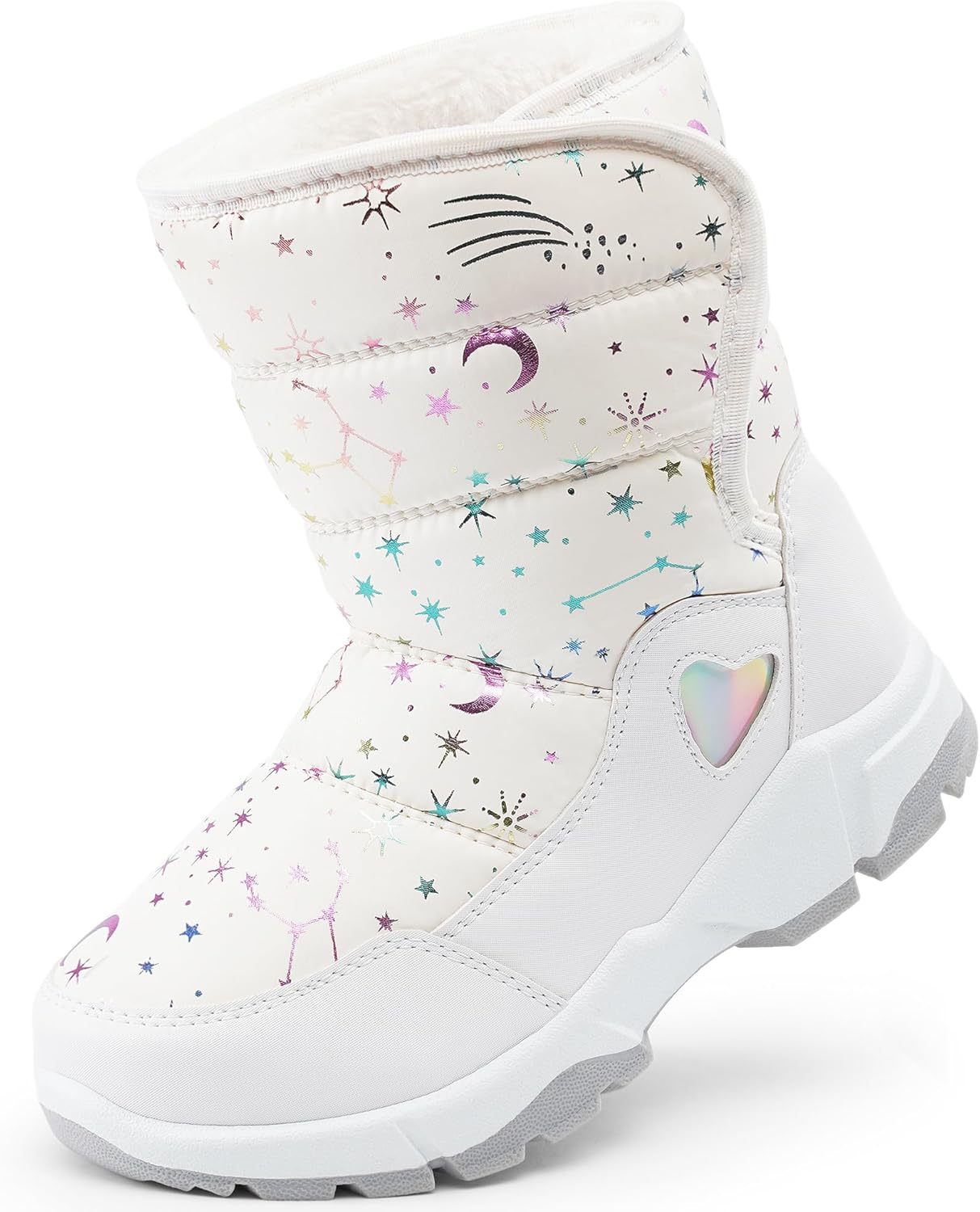 Girls winter boots with fur lining and water-resistant upper