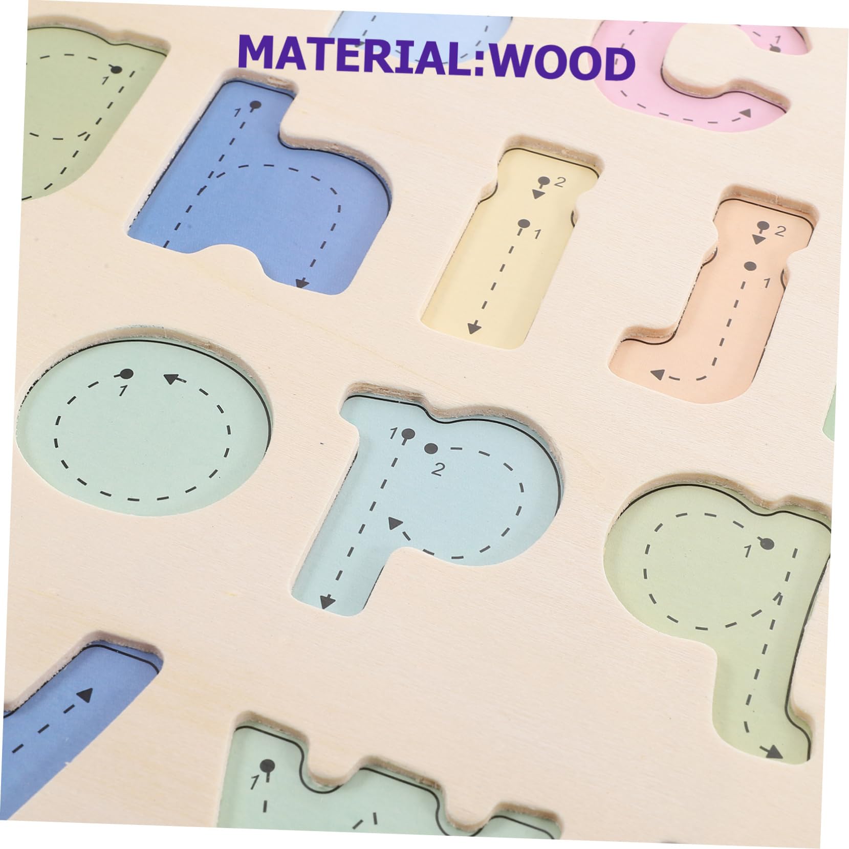 Puzzle Alfabetico in Legno per Bambini, 2 Set, Gioco Educativo | Festa Scuola Decor, Alfabeto Inglese, Lettere e Numeri, Puzzle Lettere Alfabeto
