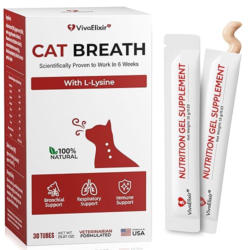 Lysine for Cats, Helps Reduce Sneezing, Coughing, Runny Nose &
