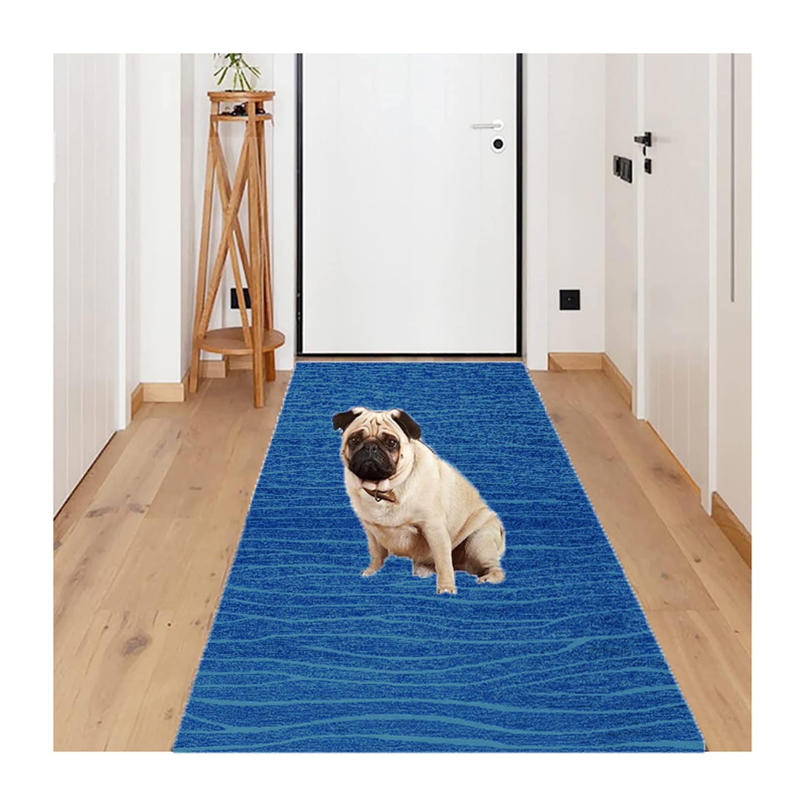 Tappeto Cucina In Diatomite - 120x45cm, Antiscivolo, Assorbente, Lavabile, Blu - Foto 3