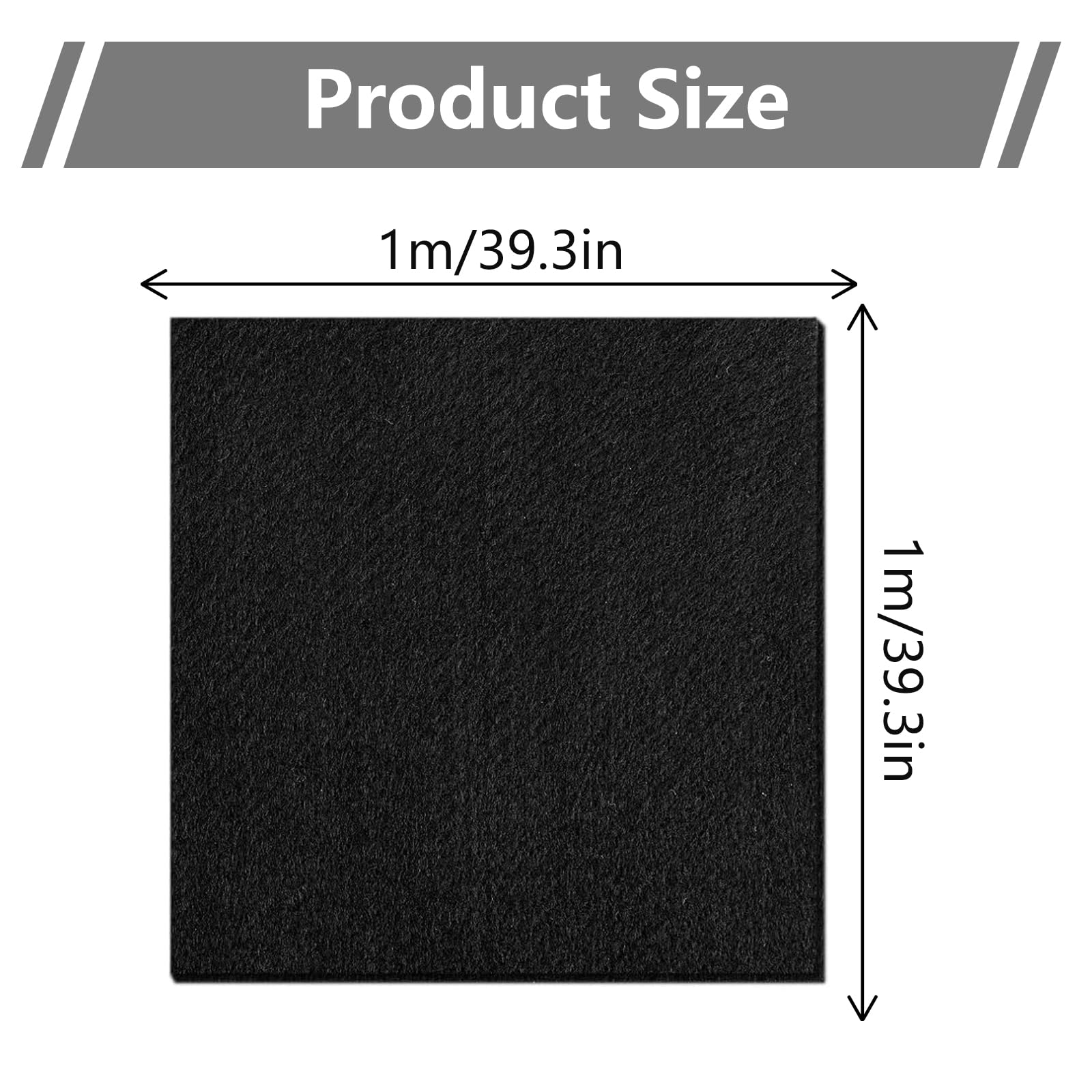 Base ignífuga de 100 x 100 cm, 3 mm de grosor, fieltro de carbono, resistente al calor hasta 982 °C, esterilla ignífuga para barbacoa, soldadura, brasero, chimenea, césped, camping