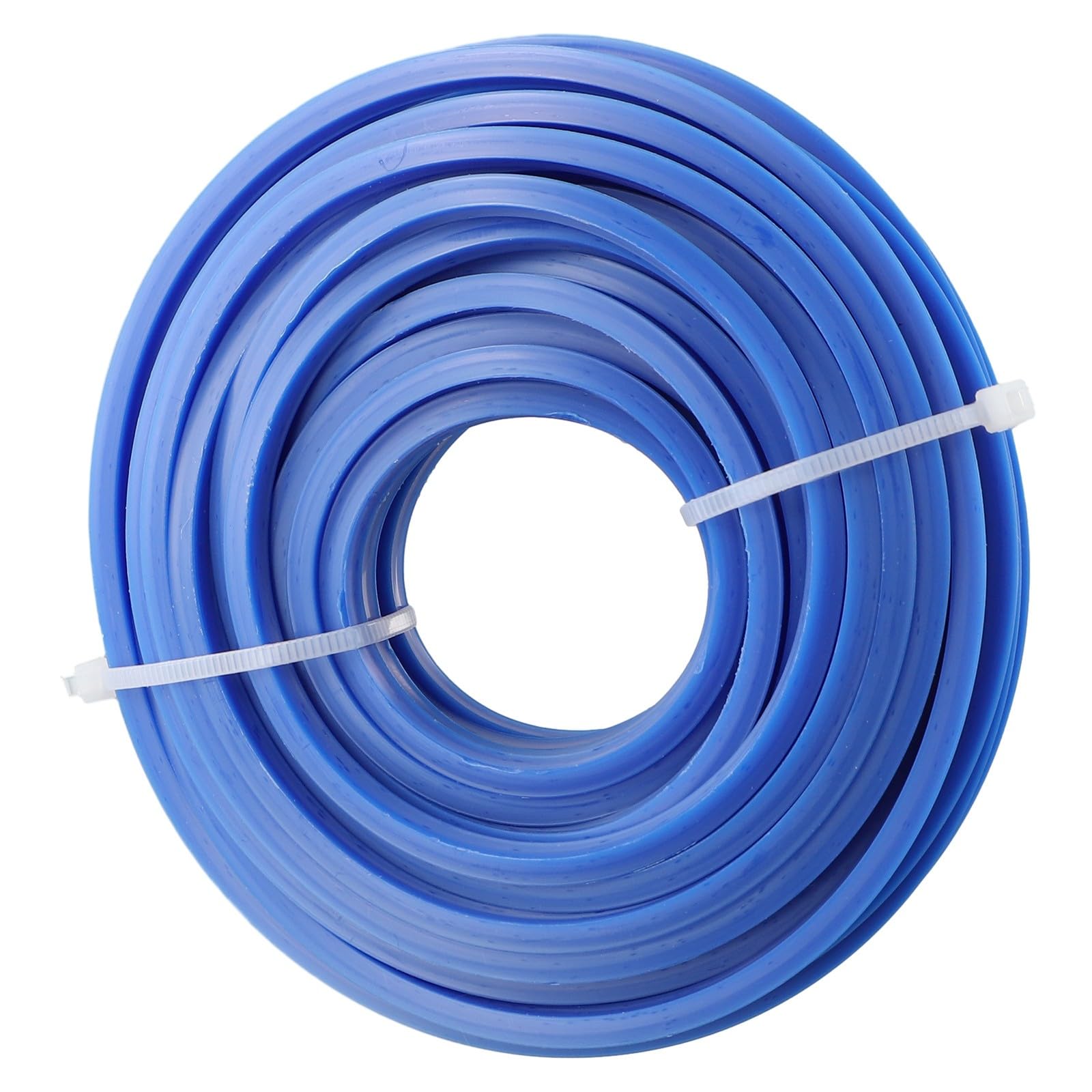 Hilo de nailon azul para cortacésped, 4 mm x 10 m, cuadrado, cuerda de repuesto para desbrozadoras eléctricas y desbrozadoras, accesorios para el cuidado del jardín, 1 rollo