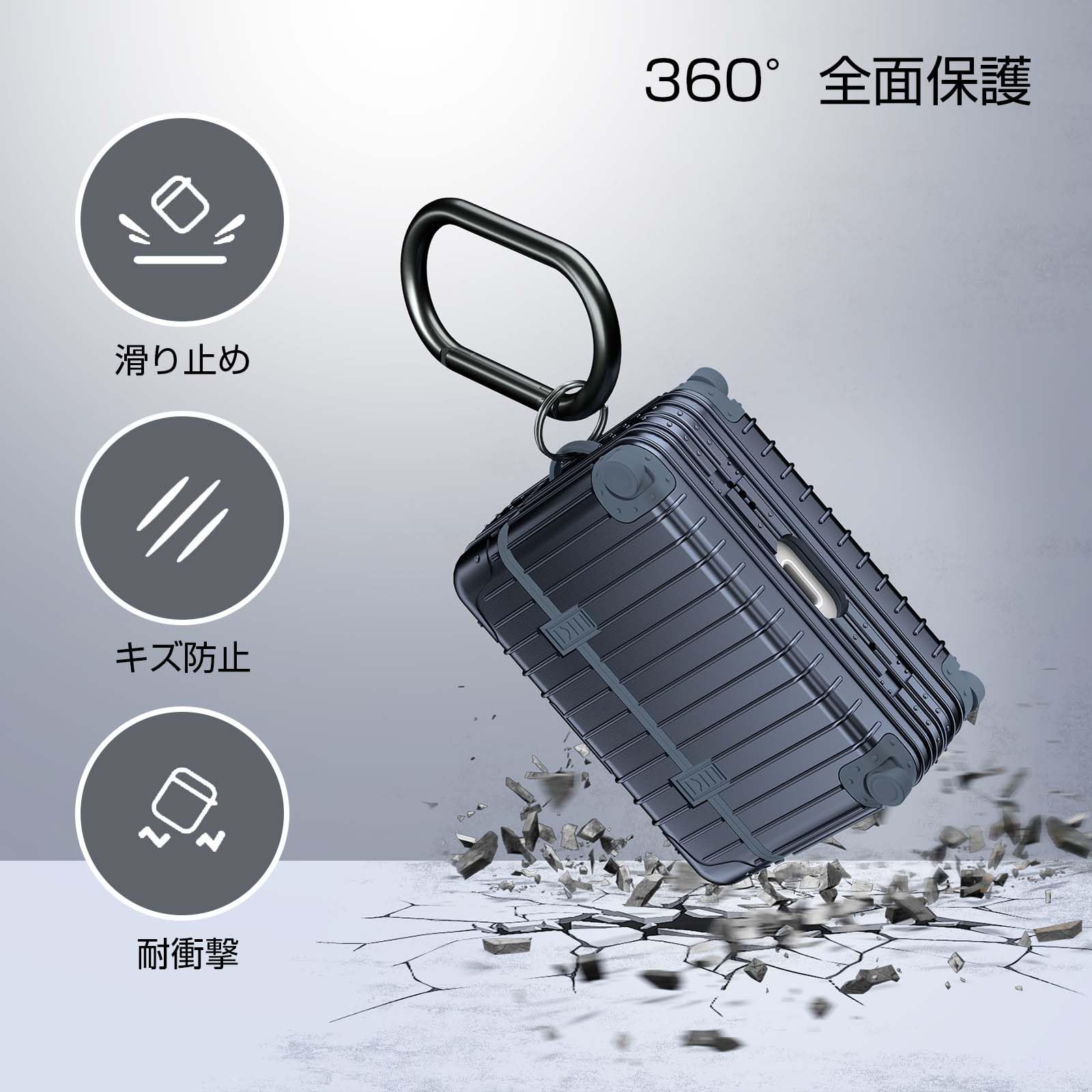 オススメ❣️V-MORO AirPods Pro ケース 軽量　透明　カラビナ付き オススメ❣️V-MORO AirPods Pro ケース 軽量 透明 カラビナ付き