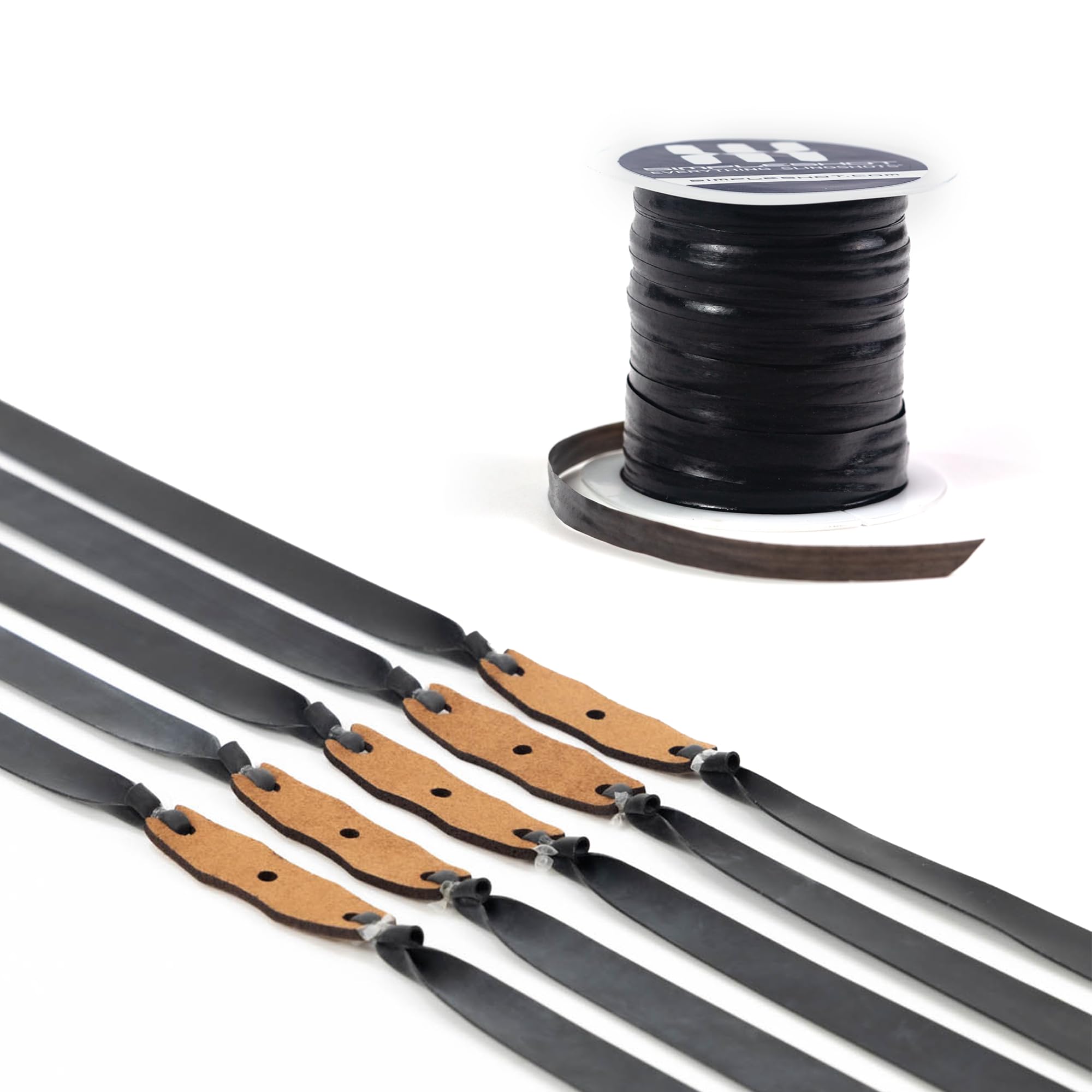 SimpleShot Flat Band 5pk (Clay Ammo) and Band-Tying Tape Bundle