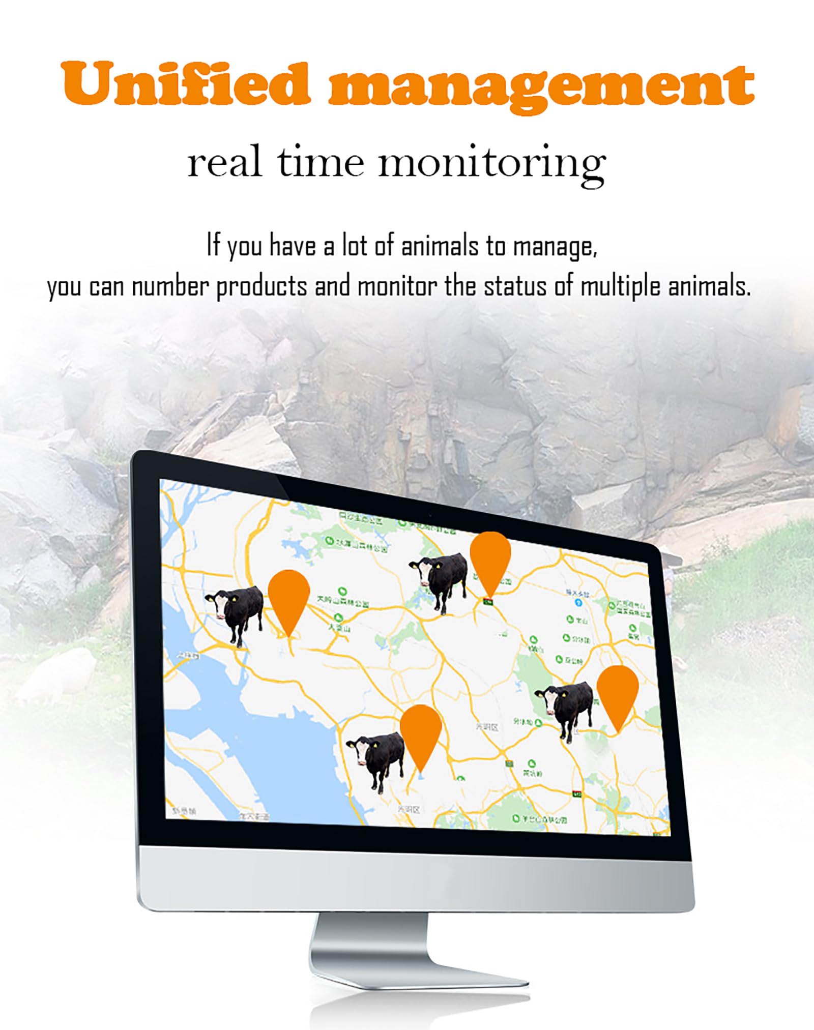 Localizador De Vacas, Localizador GPS Solar, Modo De Espera Ultralargo De 20000 MAh, Seguimiento Histórico Y Funciones De Configuración Regional, El Posicionamiento Múltiple Es Más Preciso