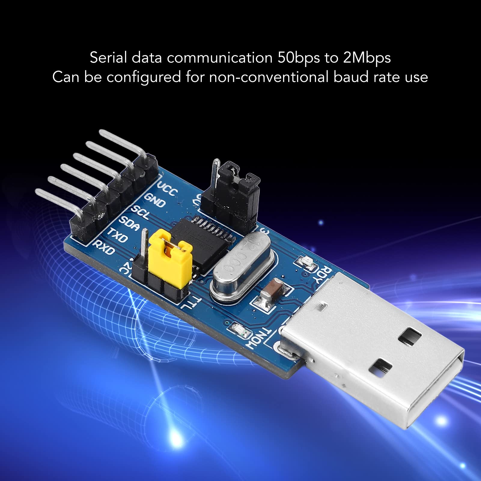 Module Adaptateur USB vers IIC I2C UART TTL Série avec Fil de Raccordement