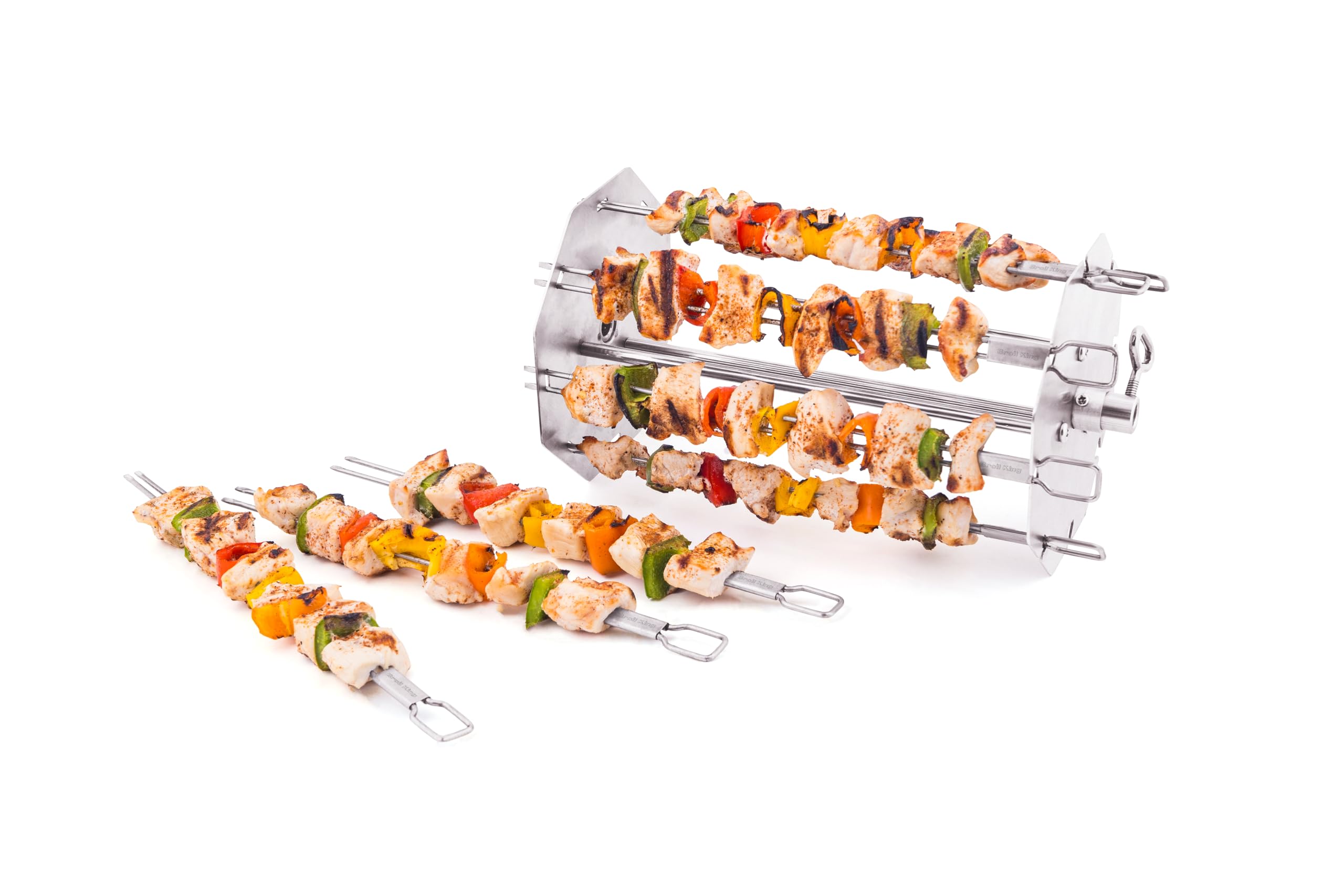 Broil King 64838 - Griglia per spiedini, in acciaio inox, colore: argento