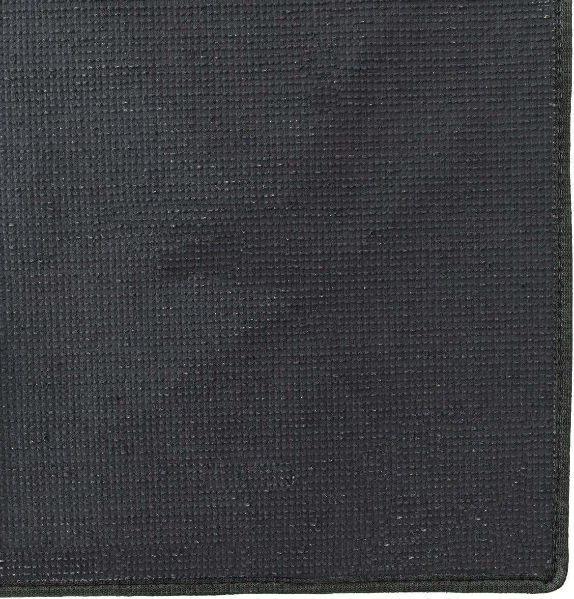 iCustomRug Synthetic Grass Rug – 6 x 12ft Black Grey Turf Carpet for Patios, Yards, Boats, Camping – Indoor/Outdoor Use