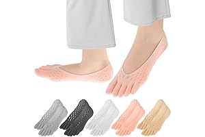 5 Pairs Split Toe Bunion Relief Socks for Women