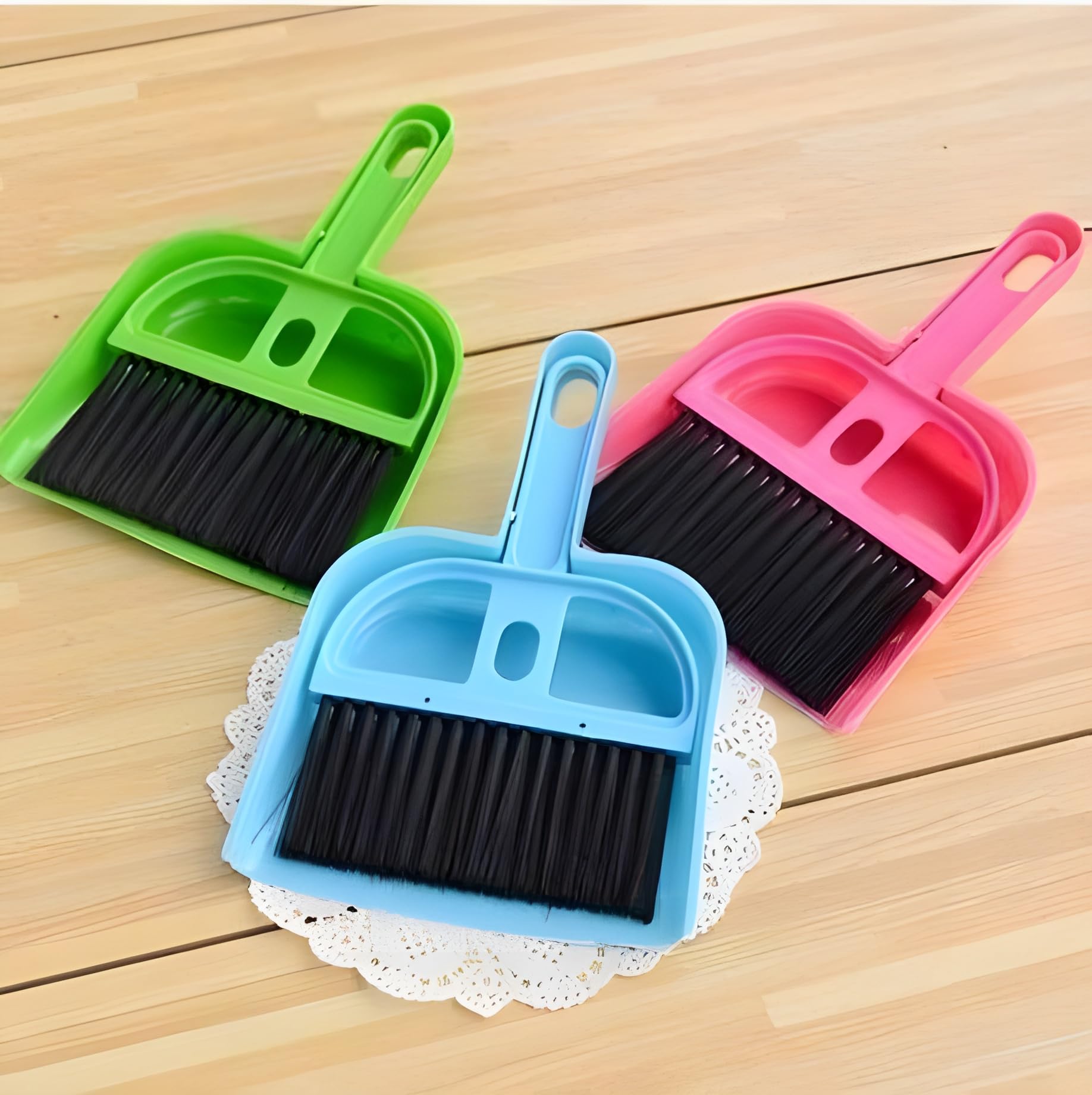 CRAVIZION Premium Mini Dustpan Supdi with Brush Broom Set for Multipurpose Cleaning Laptops, Keyboards, Dining Table, Car Seats, Carpets(Multicolor),Combo Pack of 3 (B0D9S3XJZ3) Amazon Price History, Amazon Price Tracker