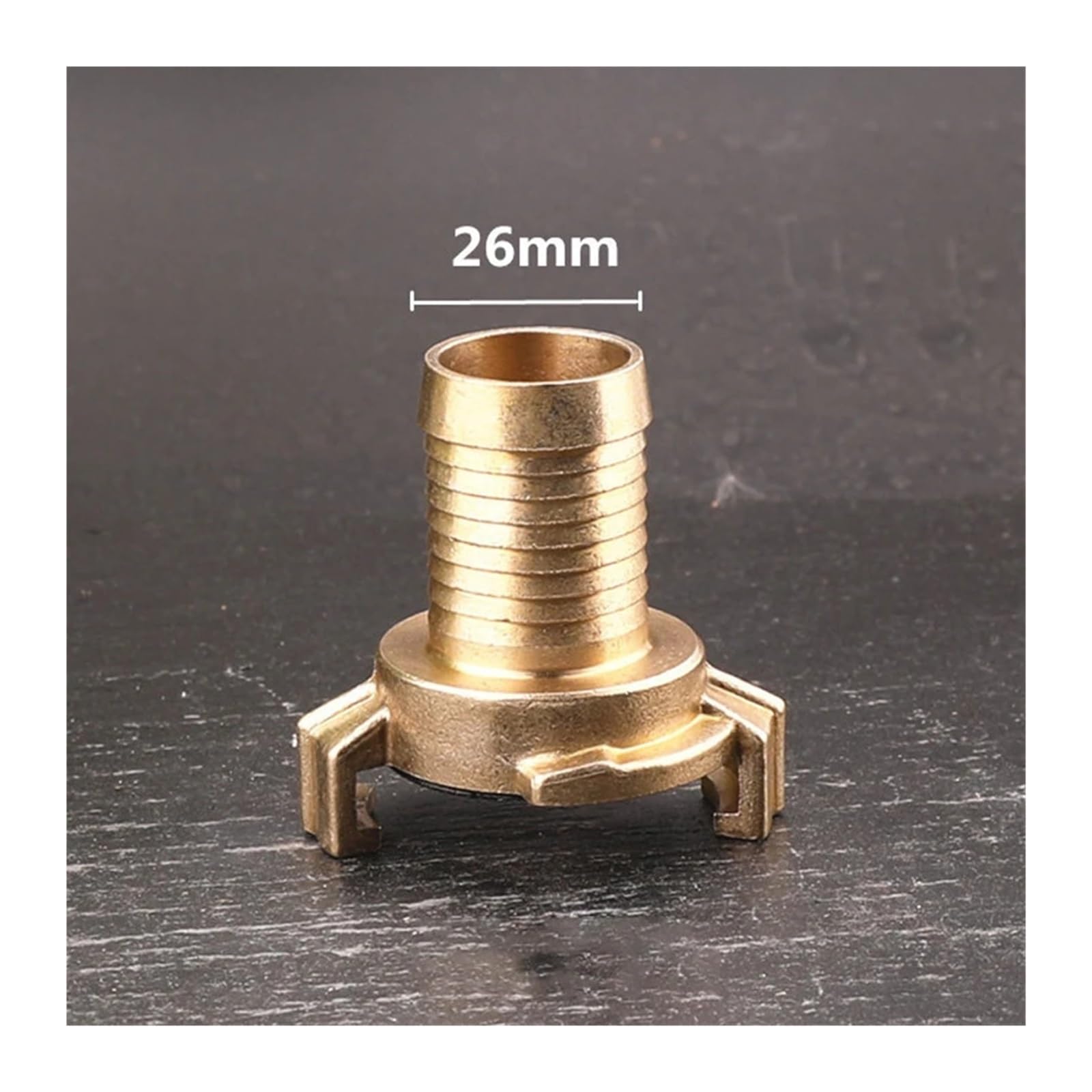 Raccordi per acqua a connessione rapida, giunti a artiglio in ottone per tubo da giardino, set di connettori per tubi flessibili resistenti per un facile collegamento e prestazioni senza perdite