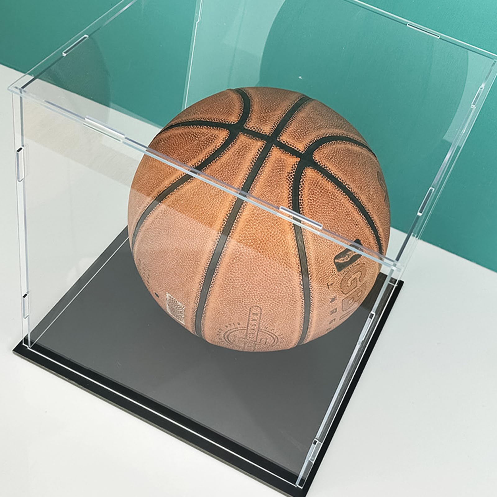 Lot De 10 Supports Présentoirs Pour Ballons – PP Noir, 10,5x3,3cm, Pour Football, Basketball, Volley, Souvenirs