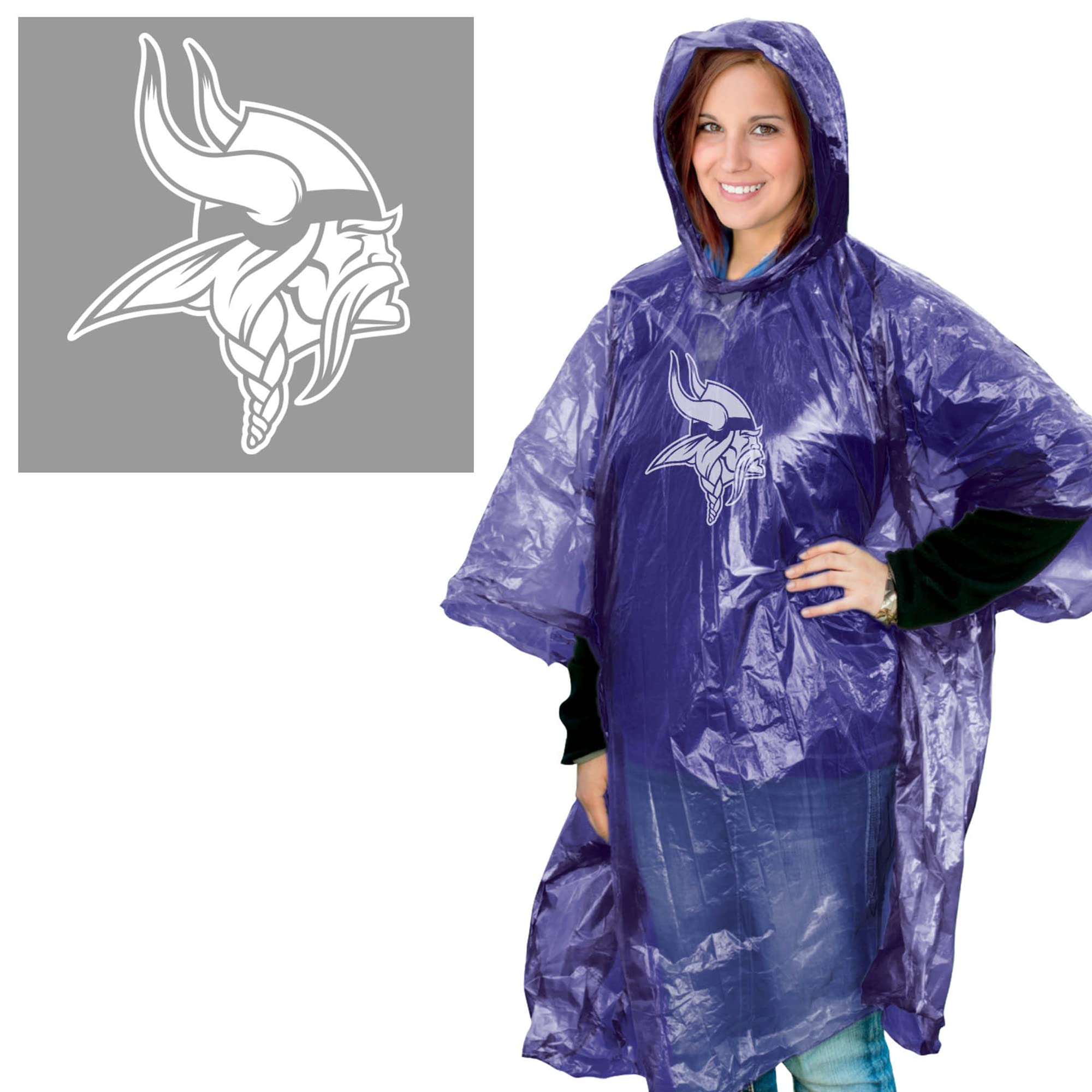WinCraft NFL womens Rain Poncho