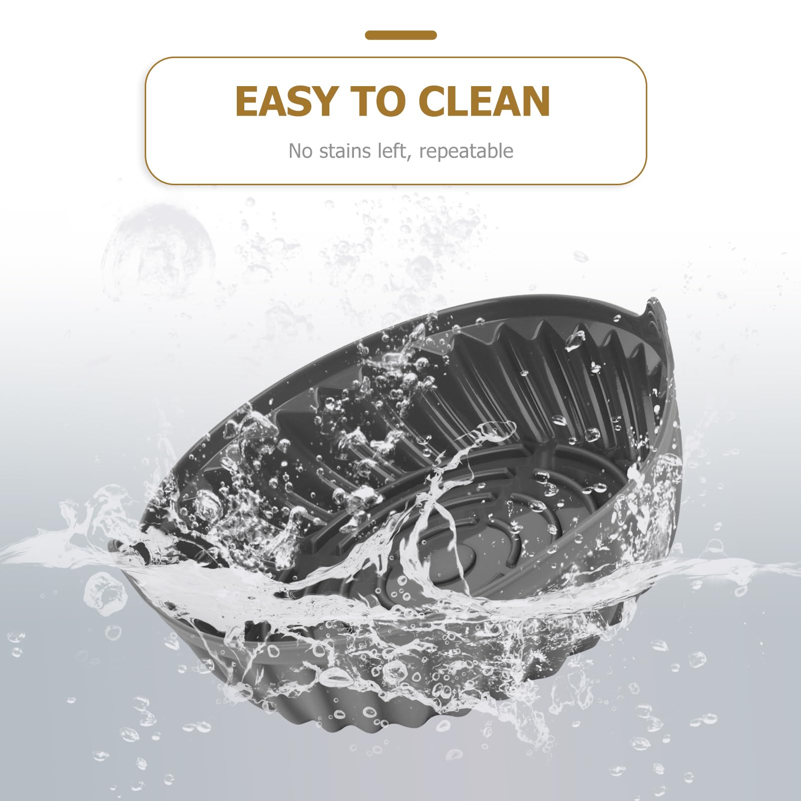 Teglie In Silicone Per Friggitrice Ad Aria - 2 Pezzi Da 22 Cm, Riutilizzabili E Senza BPA!