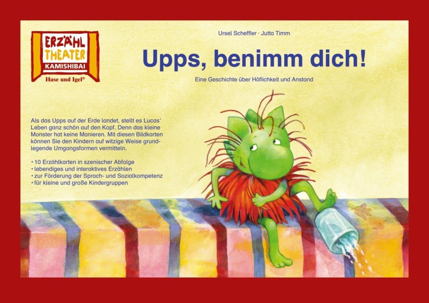 Kamishibai – Upps, benimm dich! Bildkarten – 10 Karten für das Erzähltheater