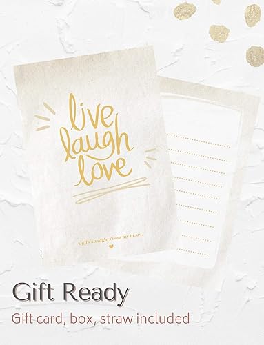 Miniatura 5 de Onebttl Regalos de cumpleaños para mujeres, ella, novia, mamá, mejores amigas, tía, vaso delgado de acero inoxidable de 20 onzas con tapa y popote,