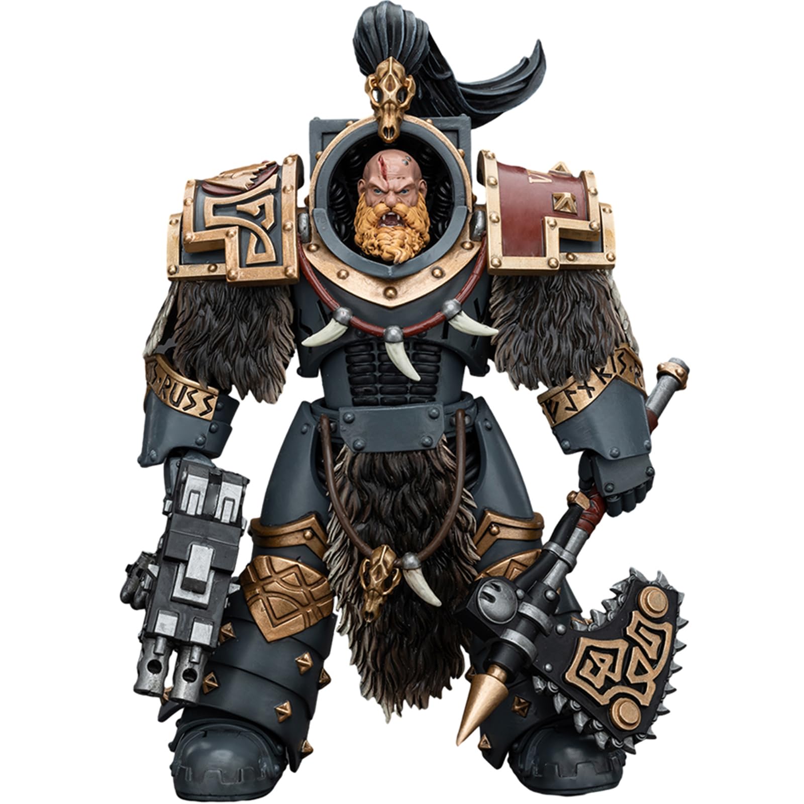 - Warhammer 40k Space Wolves, 1/18 Space Wolves Varagyr Wolf Guard Squad Varagyr Terminator 3 Action Figure Collect Model