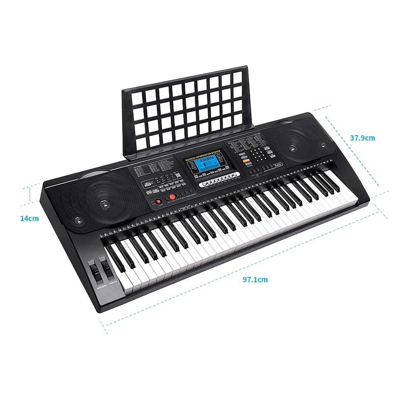 dorosłych klawiatura elektroniczna Klawiatura Muzyczna Profesjonalny Kontroler Elektroniczny Syntezator Muzyki Fortepianowej Cyfrowe 61 Klawiszy Instrumenty Organowe