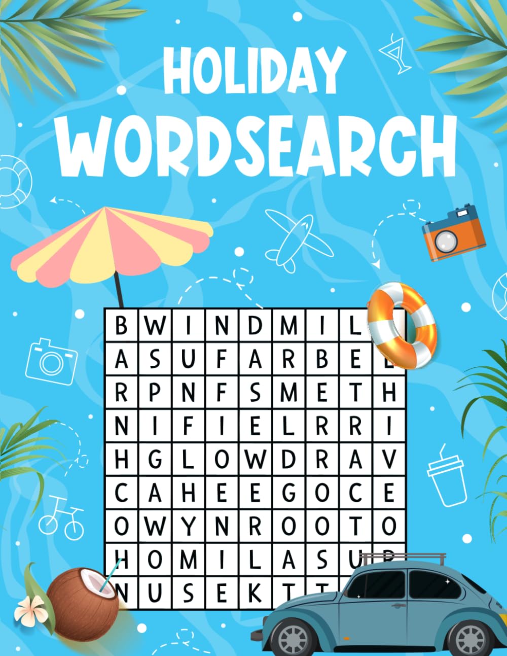 Holiday Wordsearch book for all | seniors, adults and kids | Fun puzzle games for everyone!: More fun for holiday lovers!
