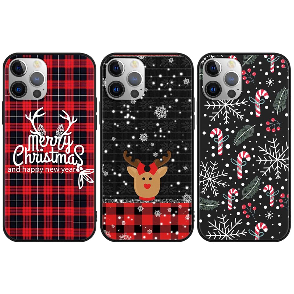 3 Cover Natalizie Per IPhone 12 Mini – Morbide TPU Con Tema Natale, Sottili E Antiurto - 3