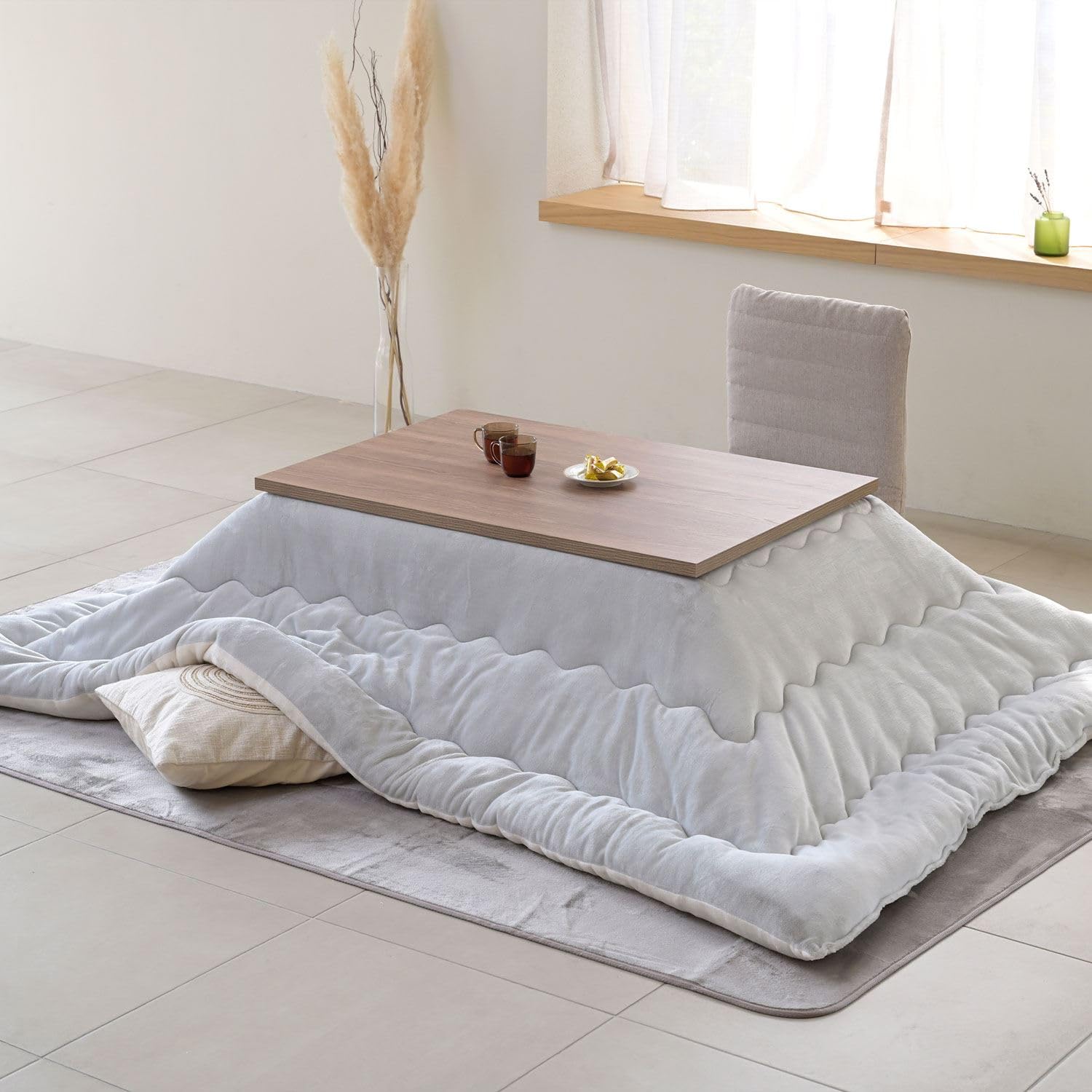 Amazon.co.jp: [山善] こたつ＆こたつ掛け布団 2点セット 長方形 105