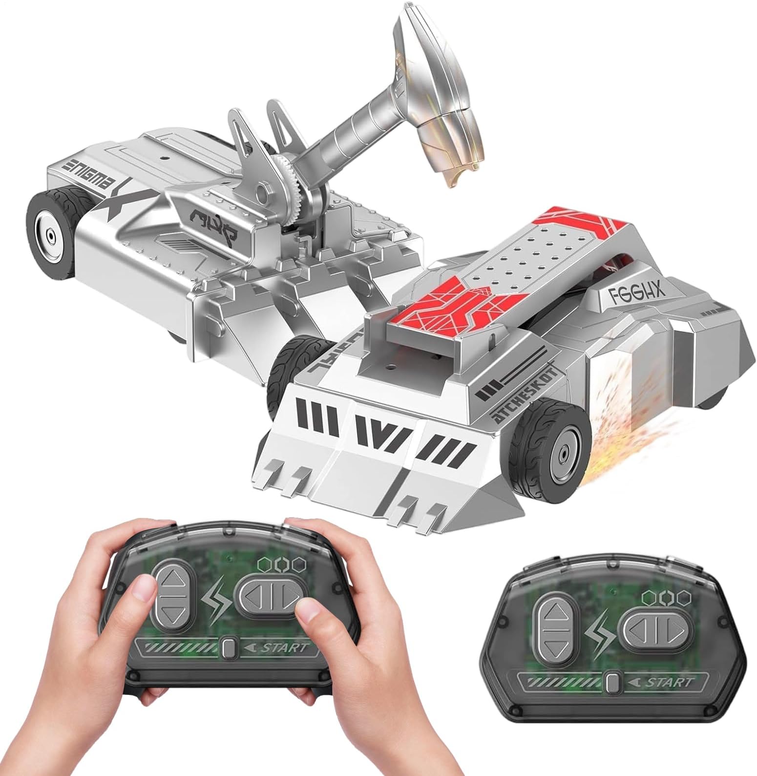 Remote Control Fighting Robots | Educational Toy Car - Combat Toy Vehicles - for Boys Girls Collectors Birthday Holiday Backyard Park Garden Living Room Bedroom Study School Projects