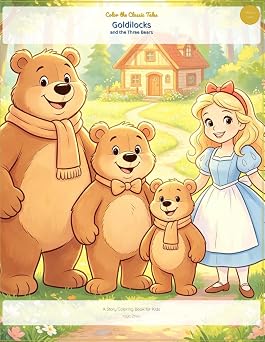 Color the Classic Tales Goldilocks and the Three Bears