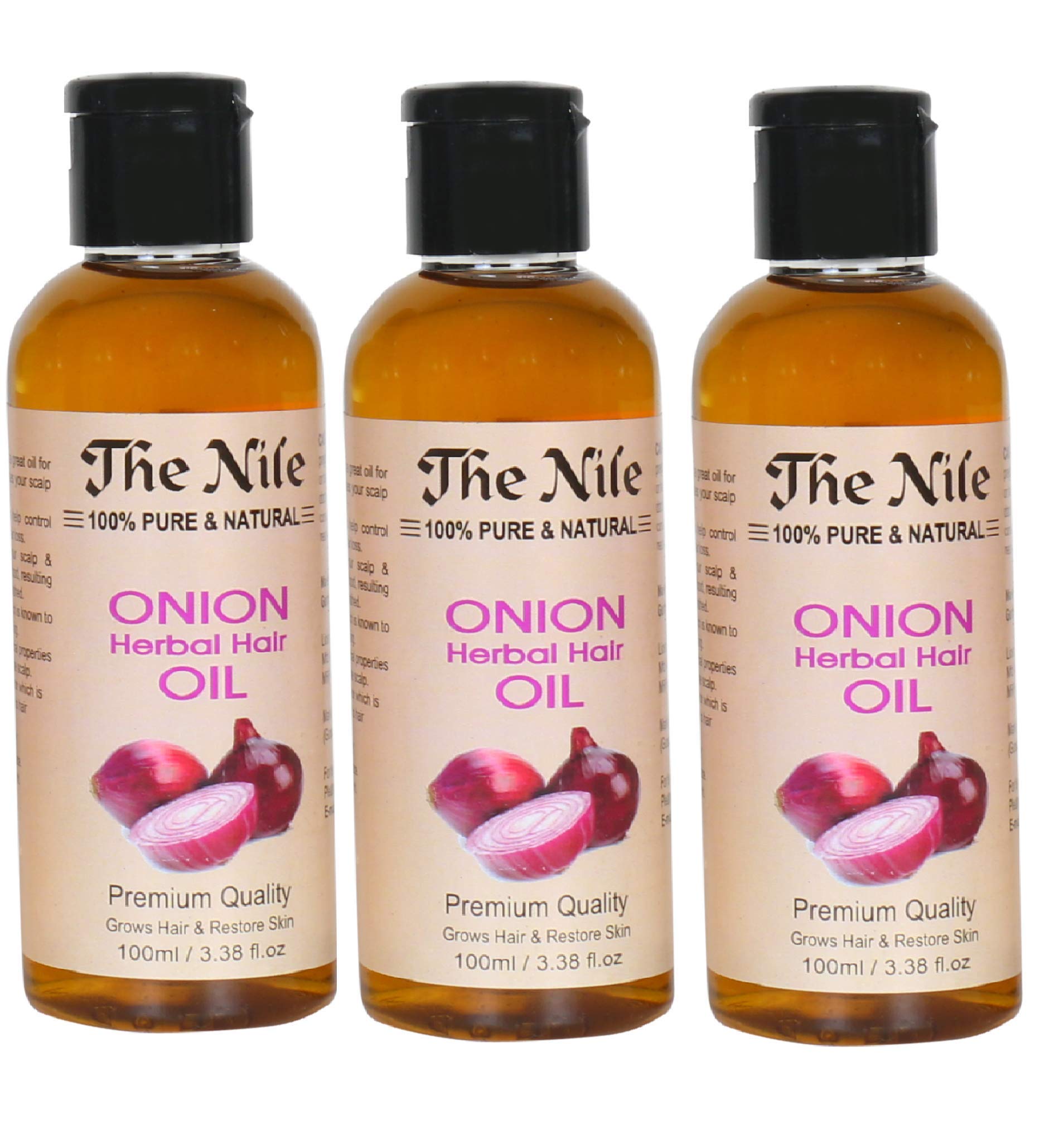 The Nile Red Herbal Onion Hair Oil 300ml