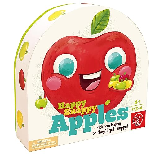 Miniatura 2 de ROO Games Happy Snappy Apples – Divertido juego de estrategia de madera para niños – para edades de 3 – 4 – 5 – 6 años + – Un juego de habilidades
