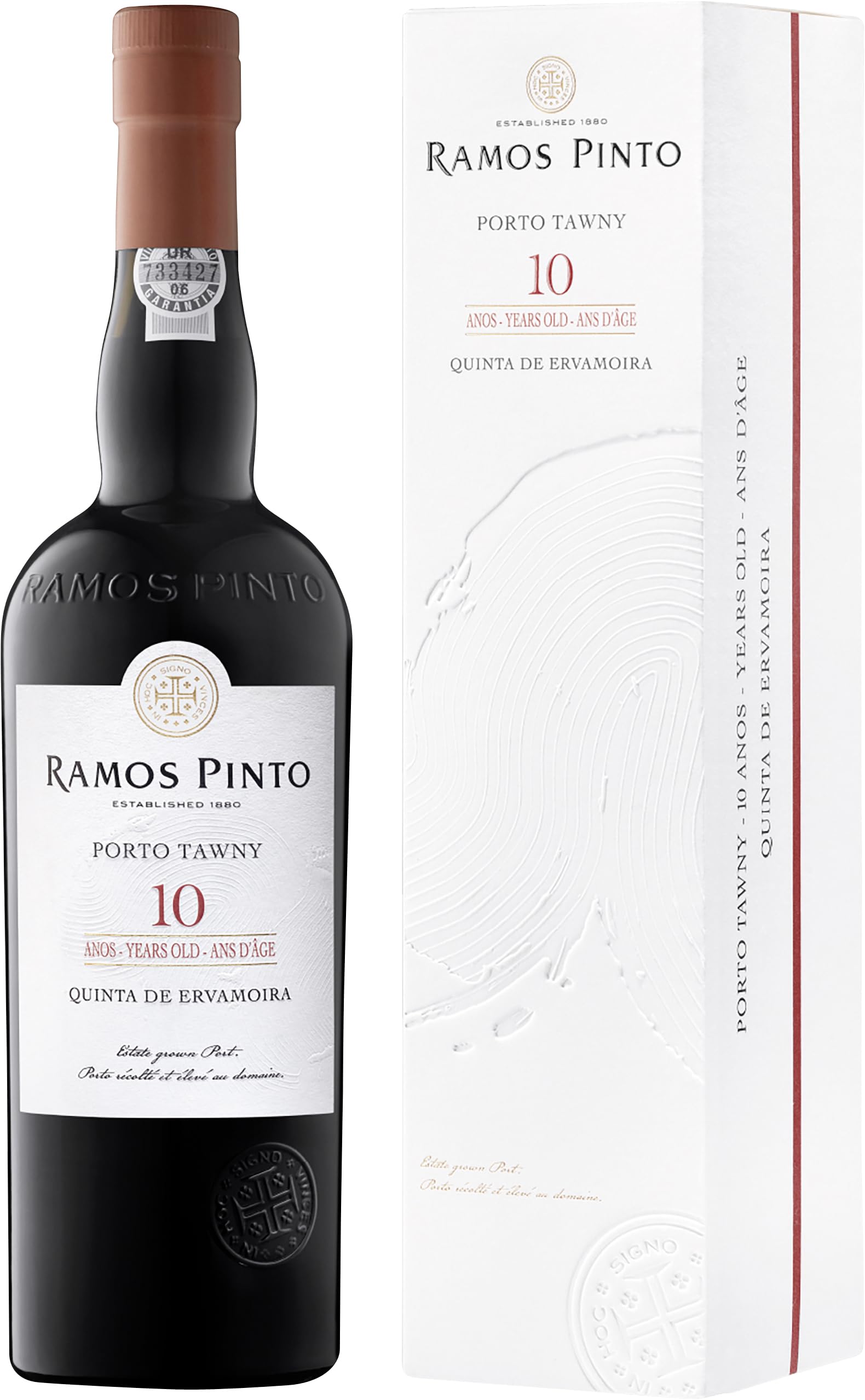 Ramos Pinto Porto Tawny Quinta de Ervamoira 10 Years Portwein in Geschenkpackung (1 x 0.75 l)