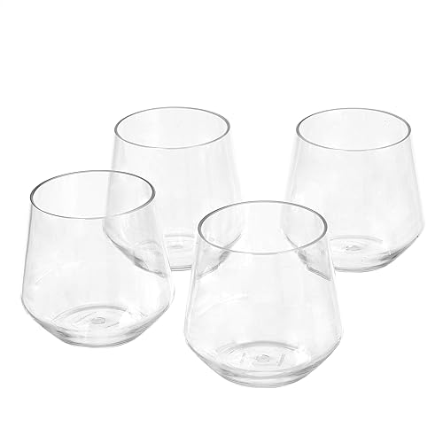 Tienda Basics Vasos Tritan Highball de 18 onzas juego de 4 material plástico