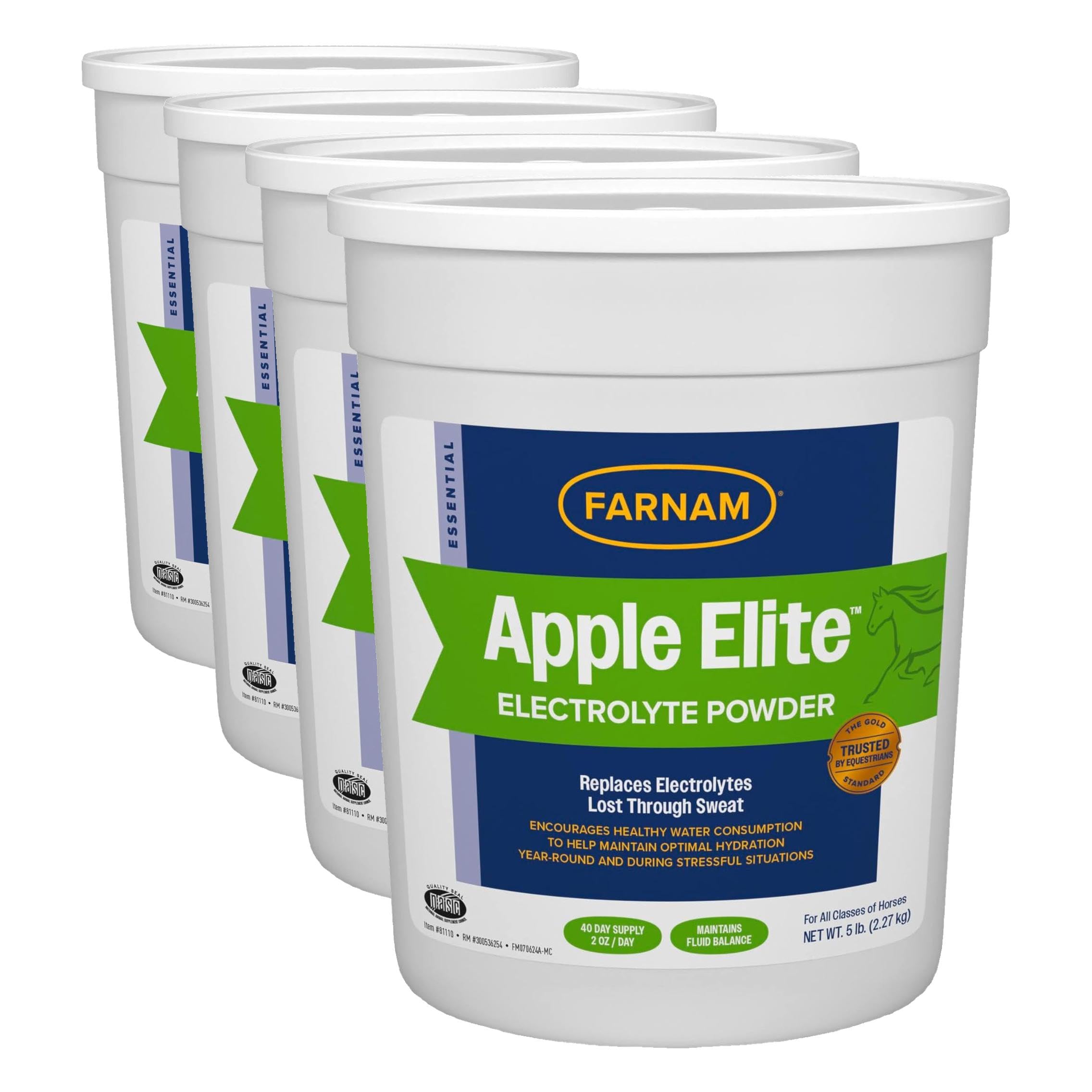 Farnam Apple Elite Horse Electrolytes Pellets Supplement, 40 Day Supply — Amazon image 15