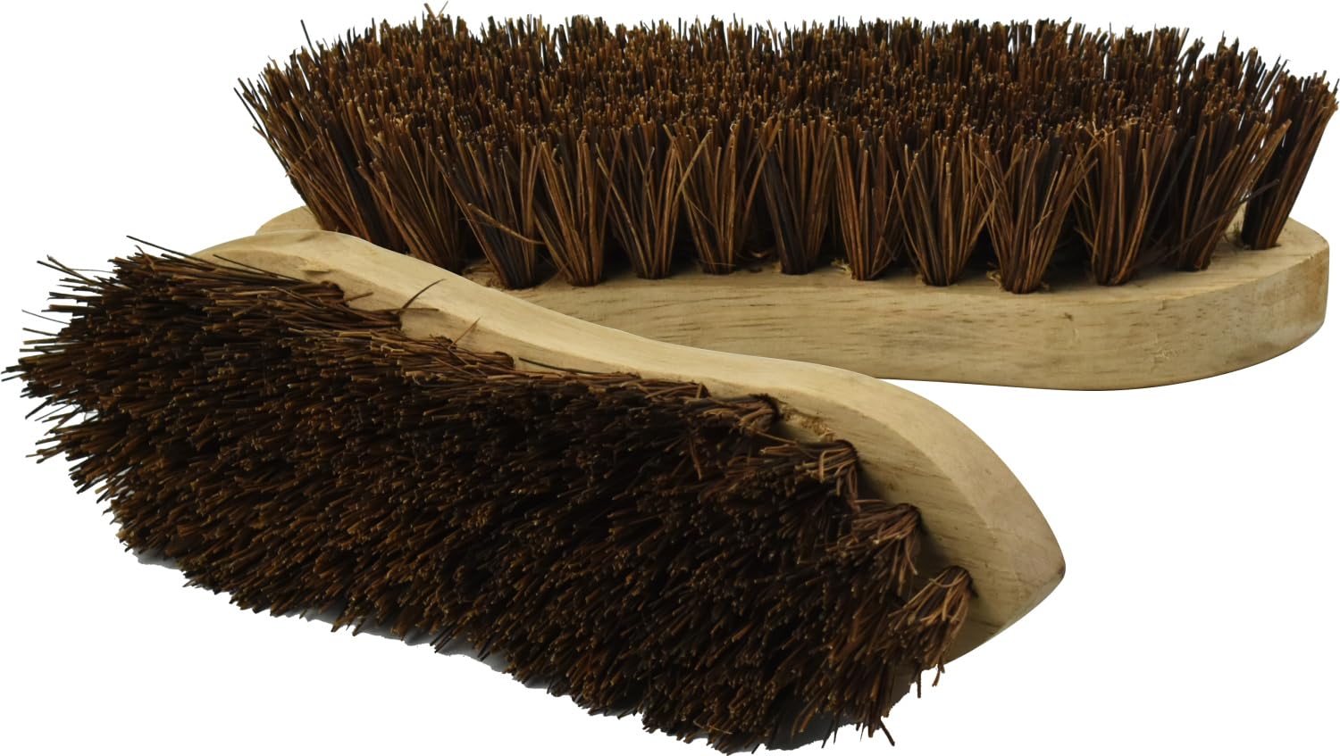 Catergold Natural Wood Hand Scrubbing Brush Natural Bassine Bristle & Wood Stiff Deck Scrubber Traditional Design (2)