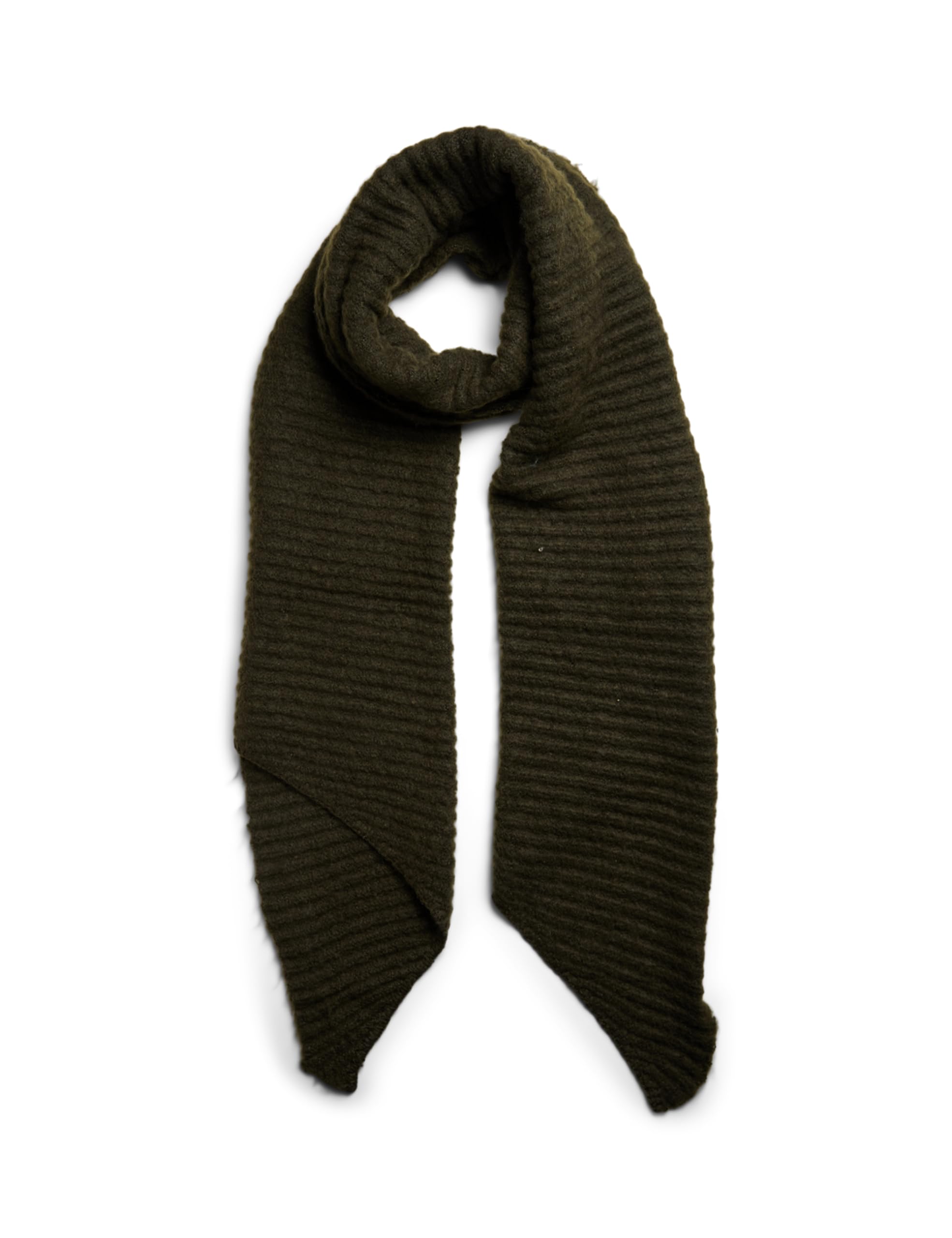 PIECES Pcpyron Structured Long Scarf Noos BC, Forest Night, One Size