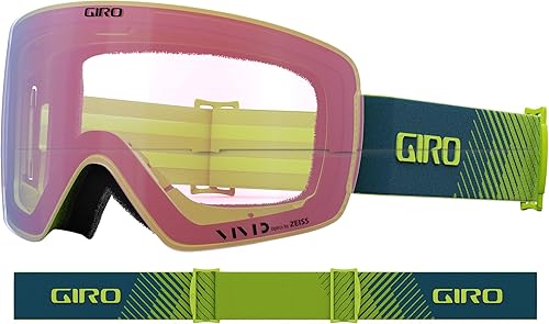 Miniatura 3 de Giro Gafas de esquí de snowboard Contour para hombres y mujeres, cambio rápido magnético con 2 lentes VIVID, tecnología de ventilación antivaho - OTG