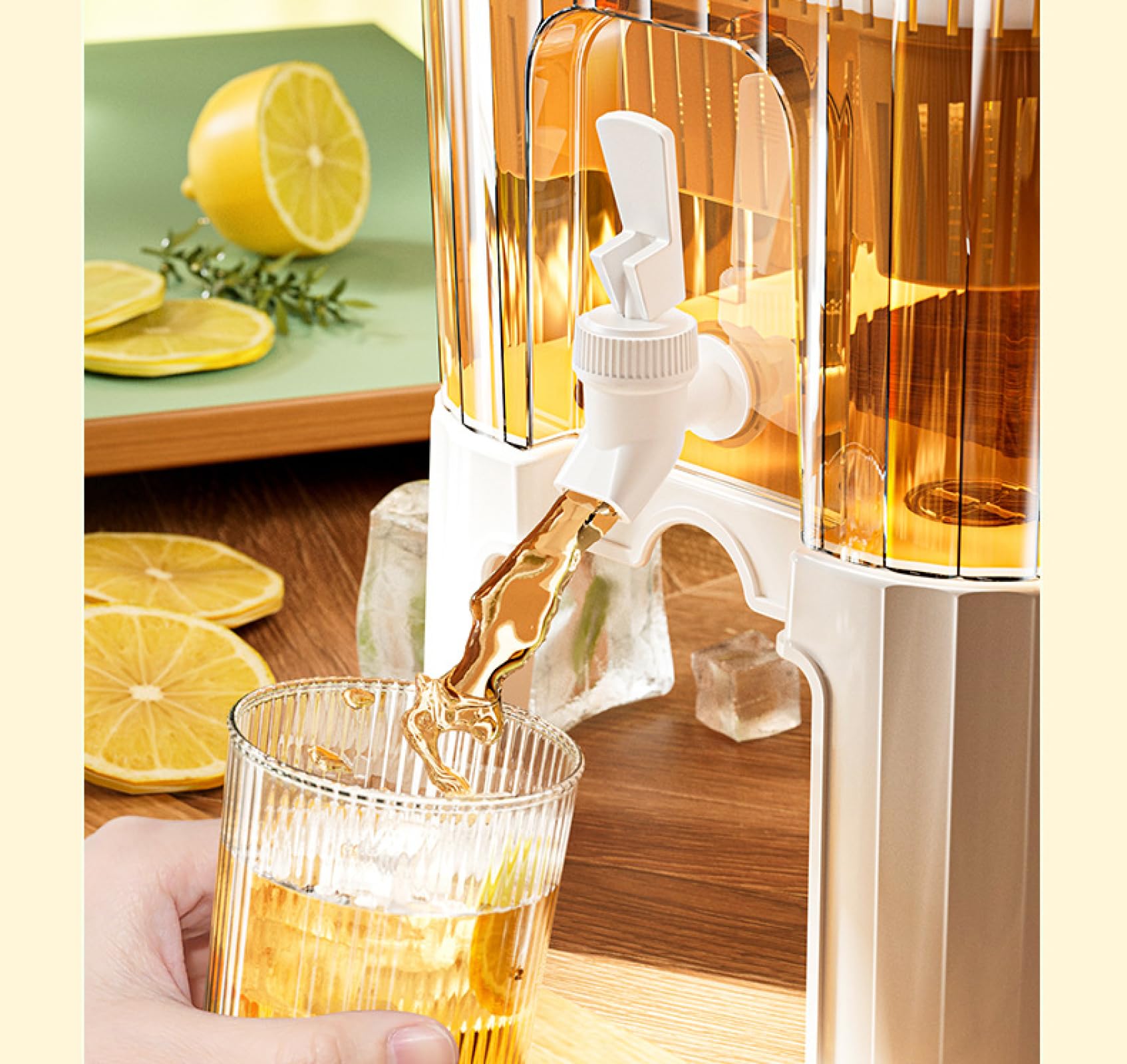 Amazon｜3L/5L 冷水筒 冷蔵庫ドリンクサーバー ドリンクディスペンサー