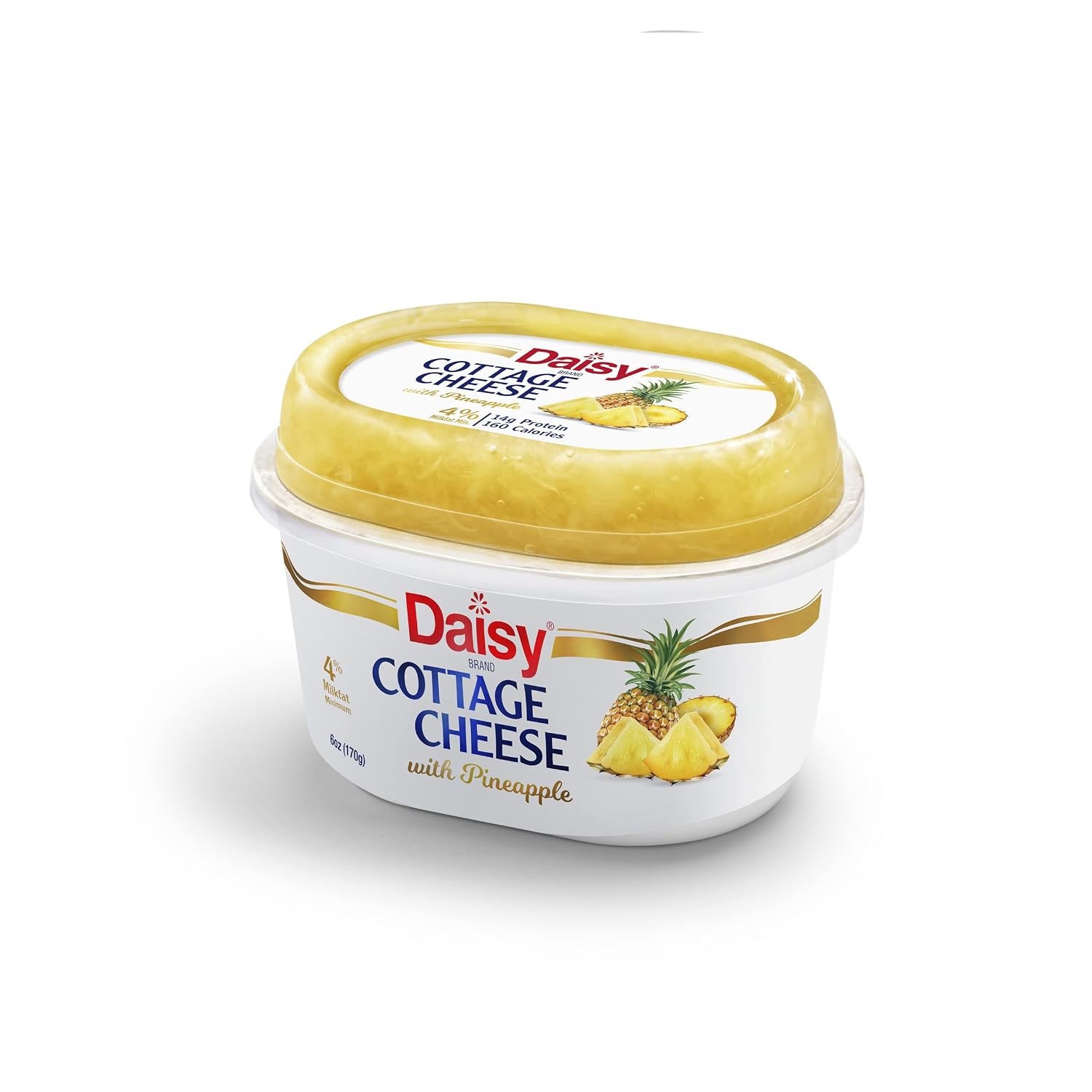 Daisy Brand Pineapple Single 4% Cottage Cheese, 6.0 Oz