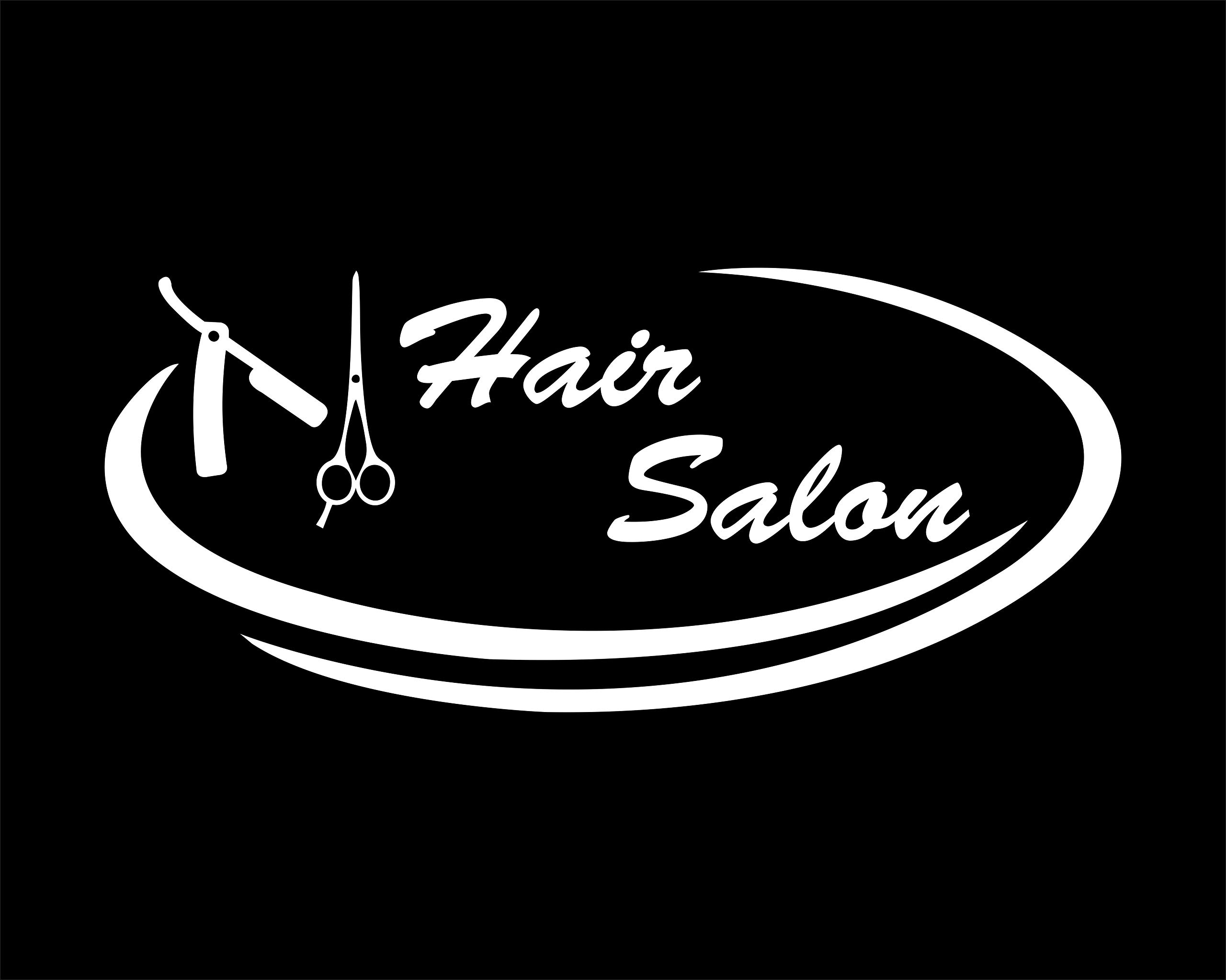 Hair Salon Sticker Barber Shop Best Wall Sticker Window Decal Hair Stylish for Man Hair Beauty Saloon Black-White (56.00x38.00) cm-image-4