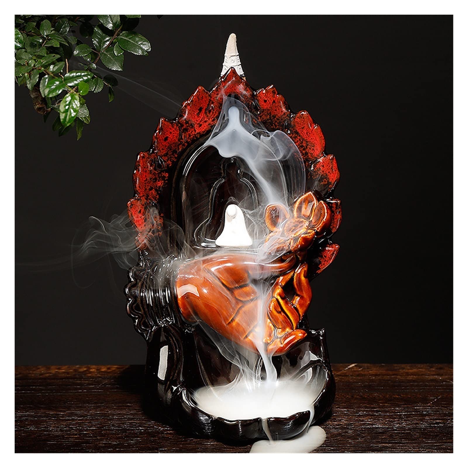 Palniki kadzidełkowe ręcznie wykonane Zen ceramiczny piec kadzidełkowy fantazyjna dekoracja feng shui ozdoba kadzidełka stożek wędzony piec siedzisko kadzidełka palnik
