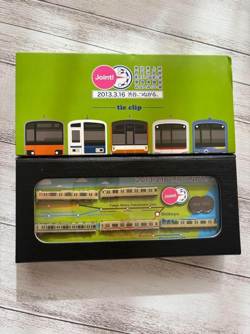 新横浜駅5社局 記念 ネクタイピン 未使用】新横浜駅5社局乗り入れ1周年