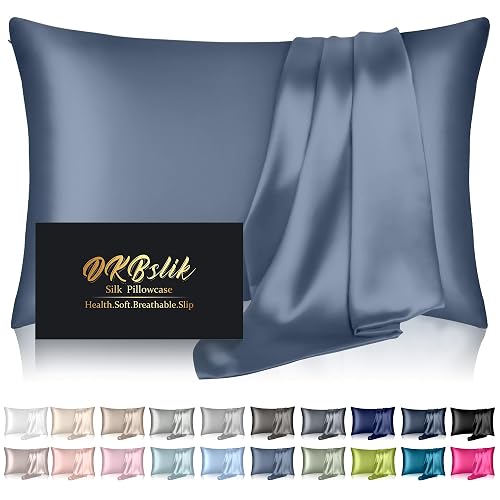 Silk Pillowcase for Hair and Skin, Mulberry Silk Pillow Cases