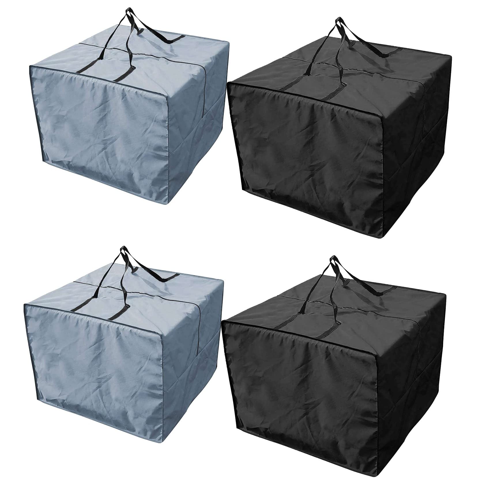 Housse de rangement contre l'humidité pour grand meuble de terrasse et salon de jardin