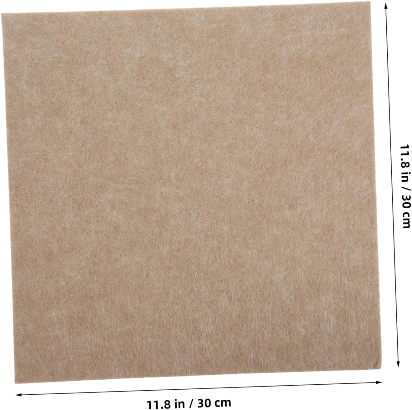 2pcs Square Felt Tiles for Wall Bulletin Board Squares Self Adhesive Felt Bulletin Board Strips Decorative Wall Tiles Dark Camel