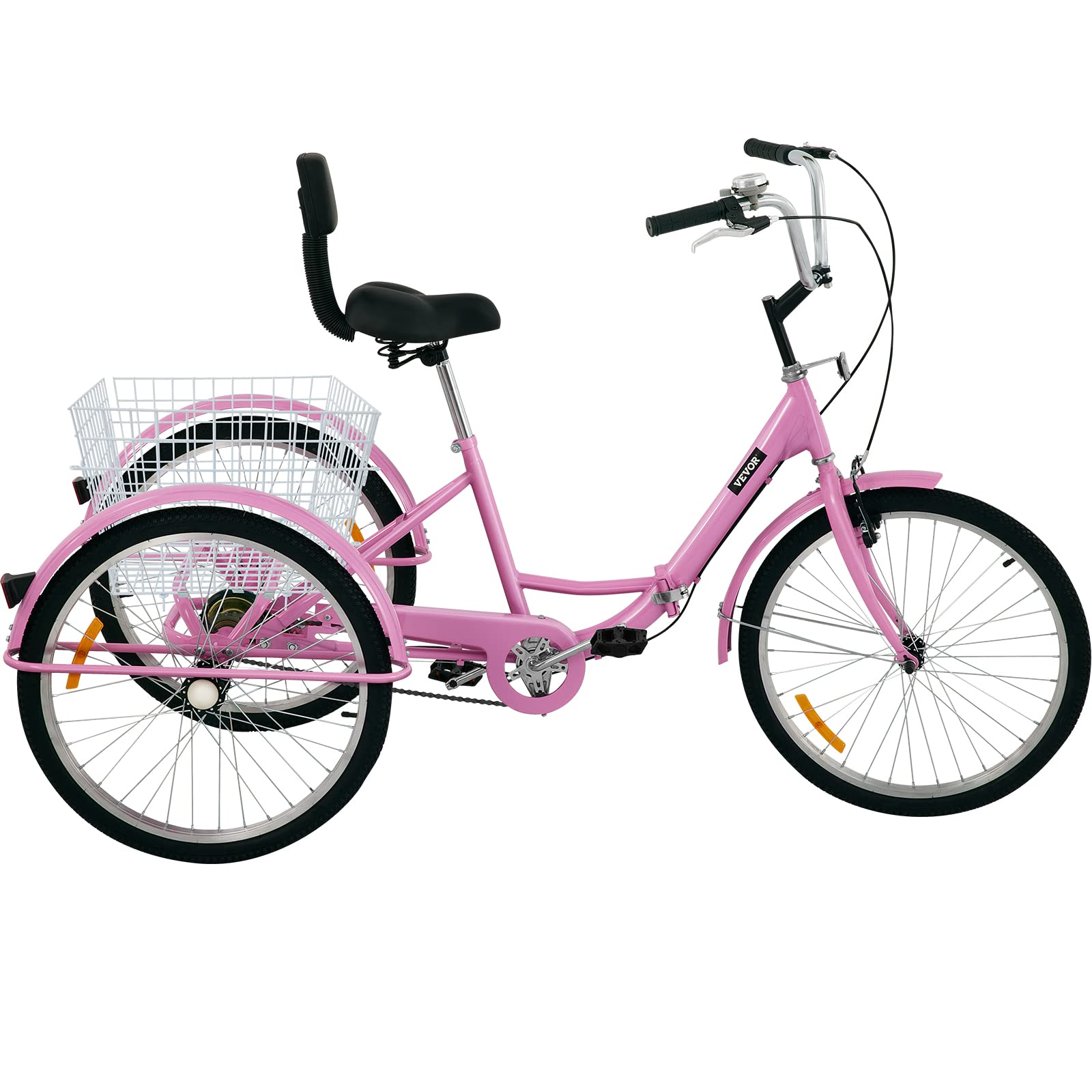 Buy Bkisy Tricycle Adult 26’’ 1Speed 3 Wheel Bikes for Adults Three