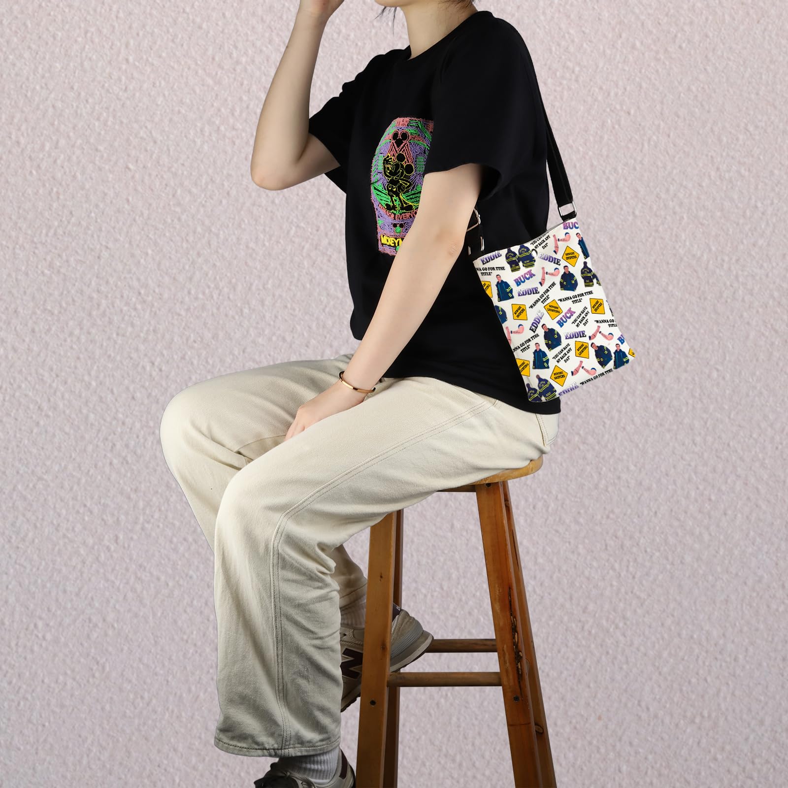 911 TV Show Inspired Gift 911 Crossbody Bag 911 TV Show Lover Gift 911 TV Show Merchandise for Female (EDDBagIE) - Image 4